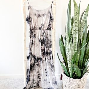 Jersey knit tie-dye tank top dress size medium